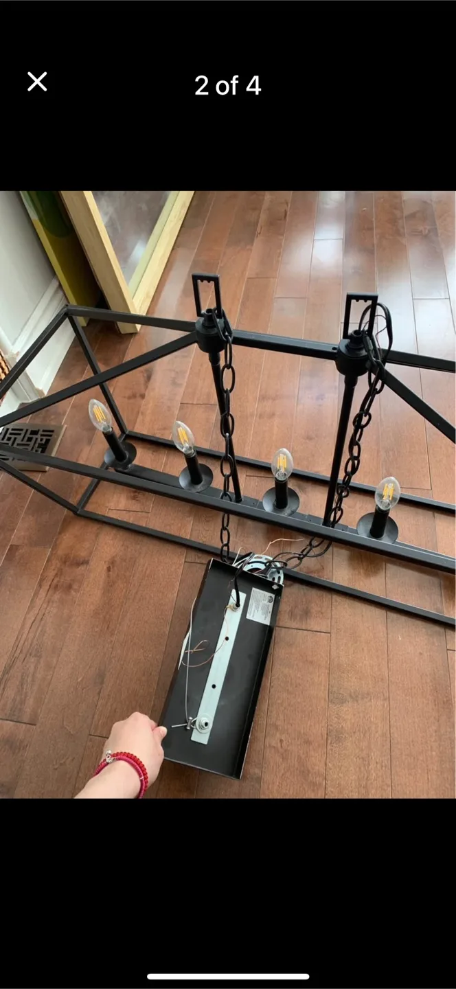 Home Decorators Collection Farmhouse Linear Chandelier image indicator(4)