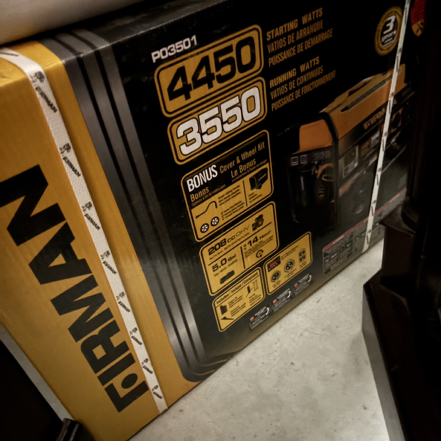 Firman 4450/3550-Watt Portable Generator