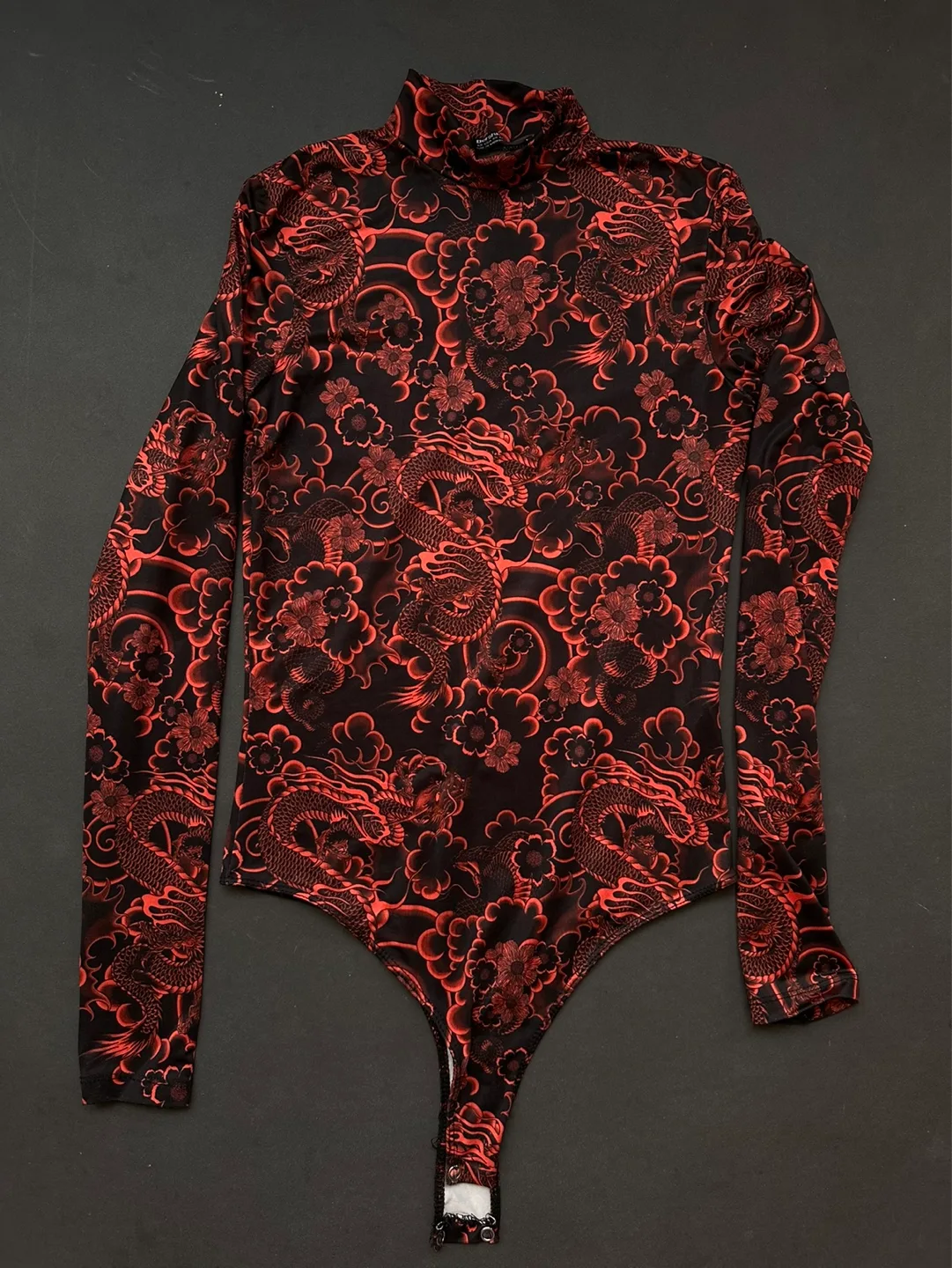 Bershka Dragon Print Bodysuit thumbnail