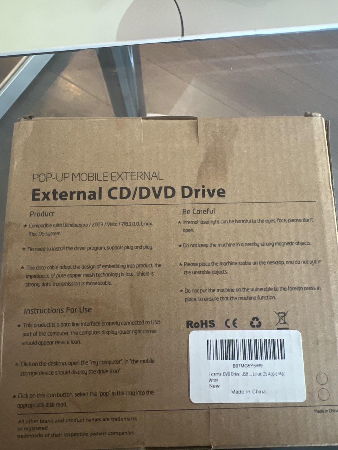 External CD/DVD Drive - photo 2