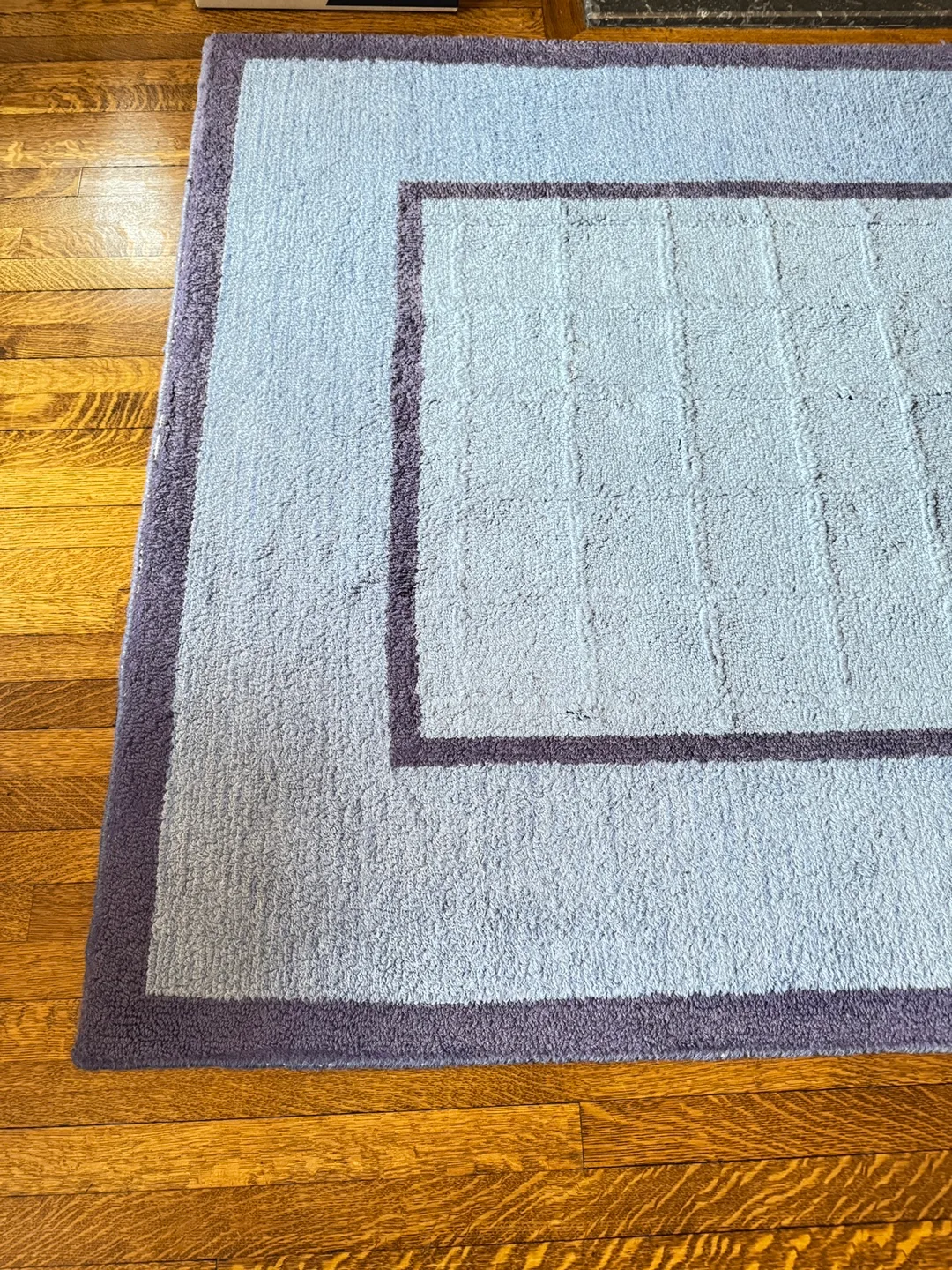 Pottery Barn Kids Ethan Rug - Light Blue Wool Rug thumbnail