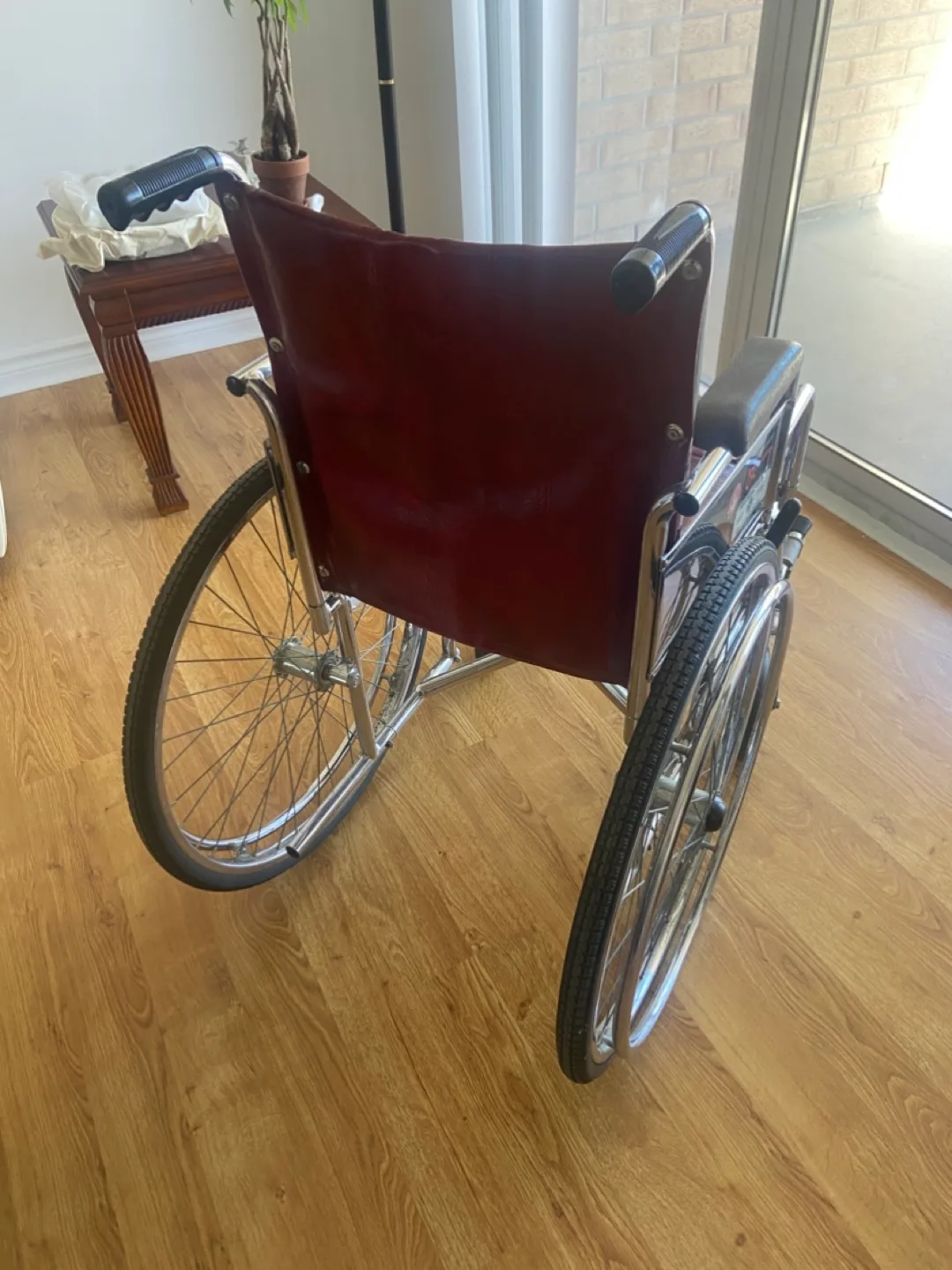 Manual Wheelchair - Red thick Vinyl image indicator(3)