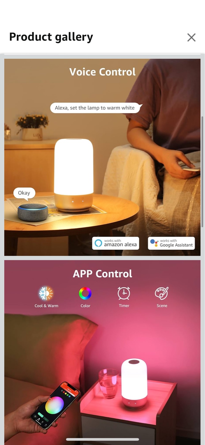 “smart” bedside lamp - photo 3