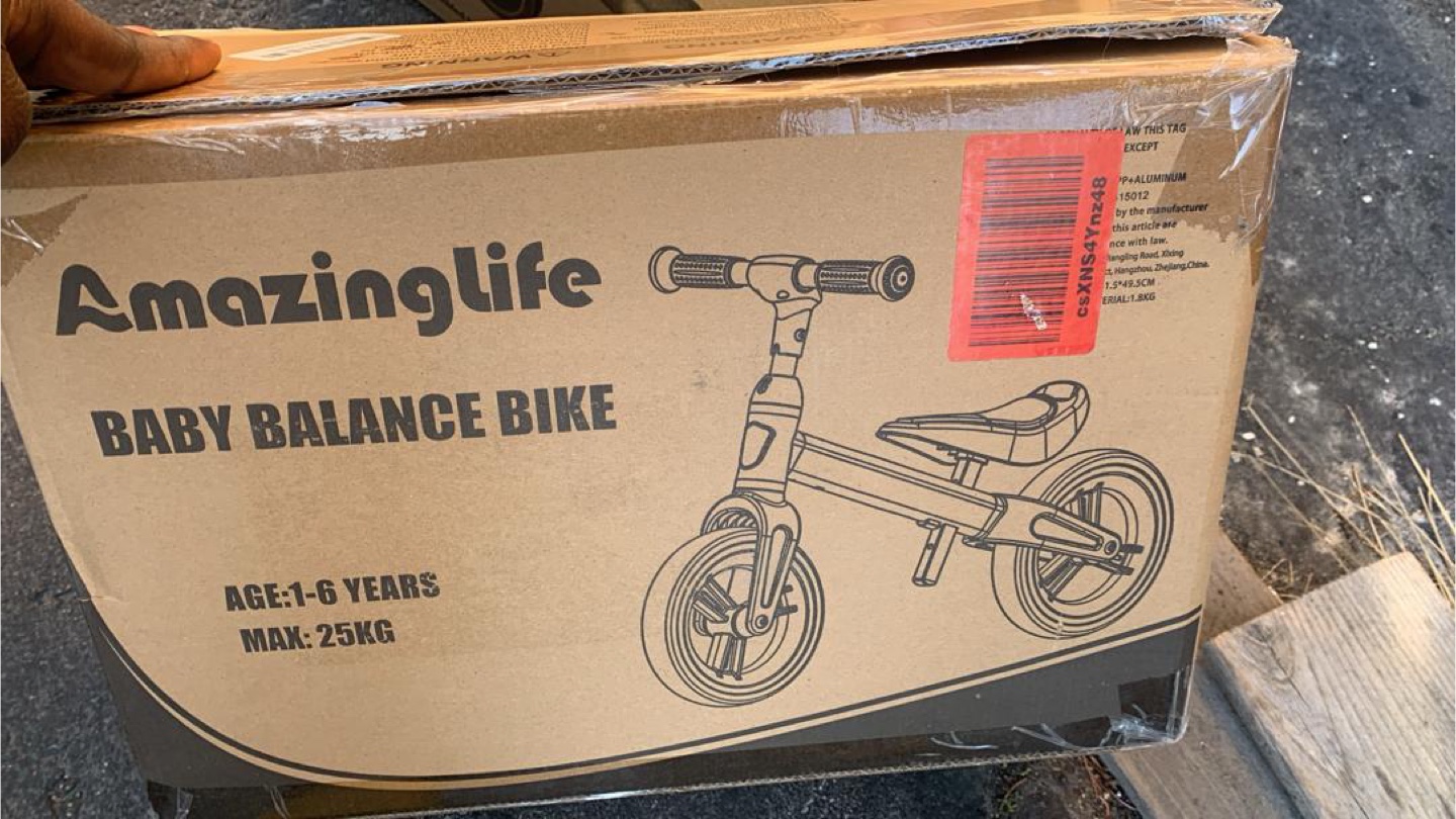 Amazinglife Toddler Balance Bike - Pink - photo 2
