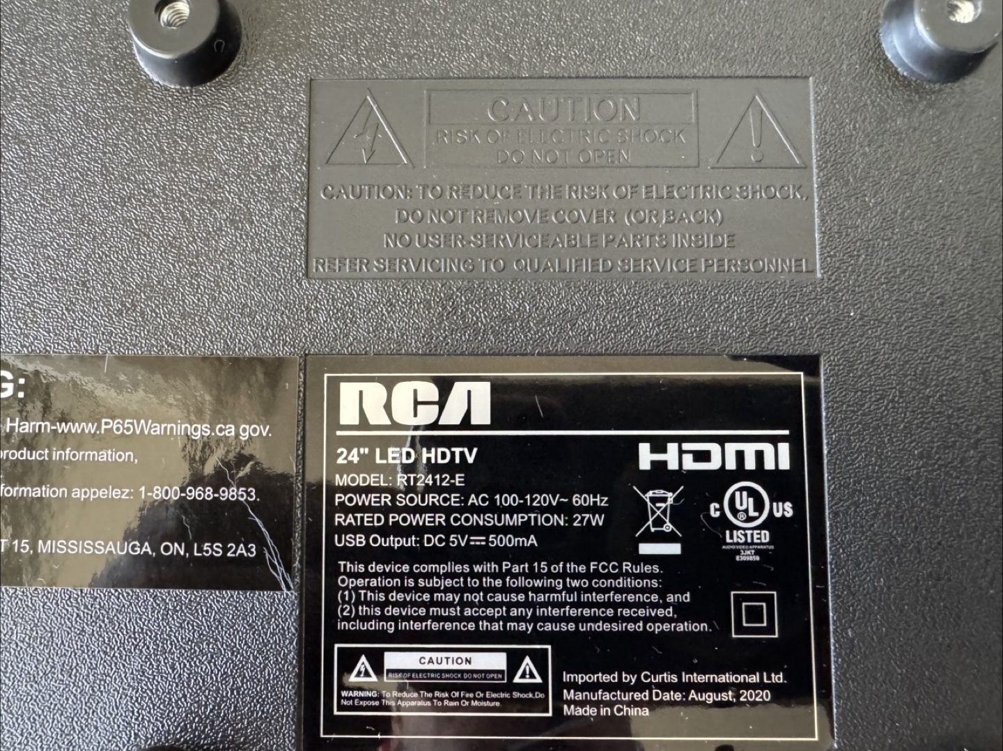 RCA 24" LED HDTV - Like New - photo 3