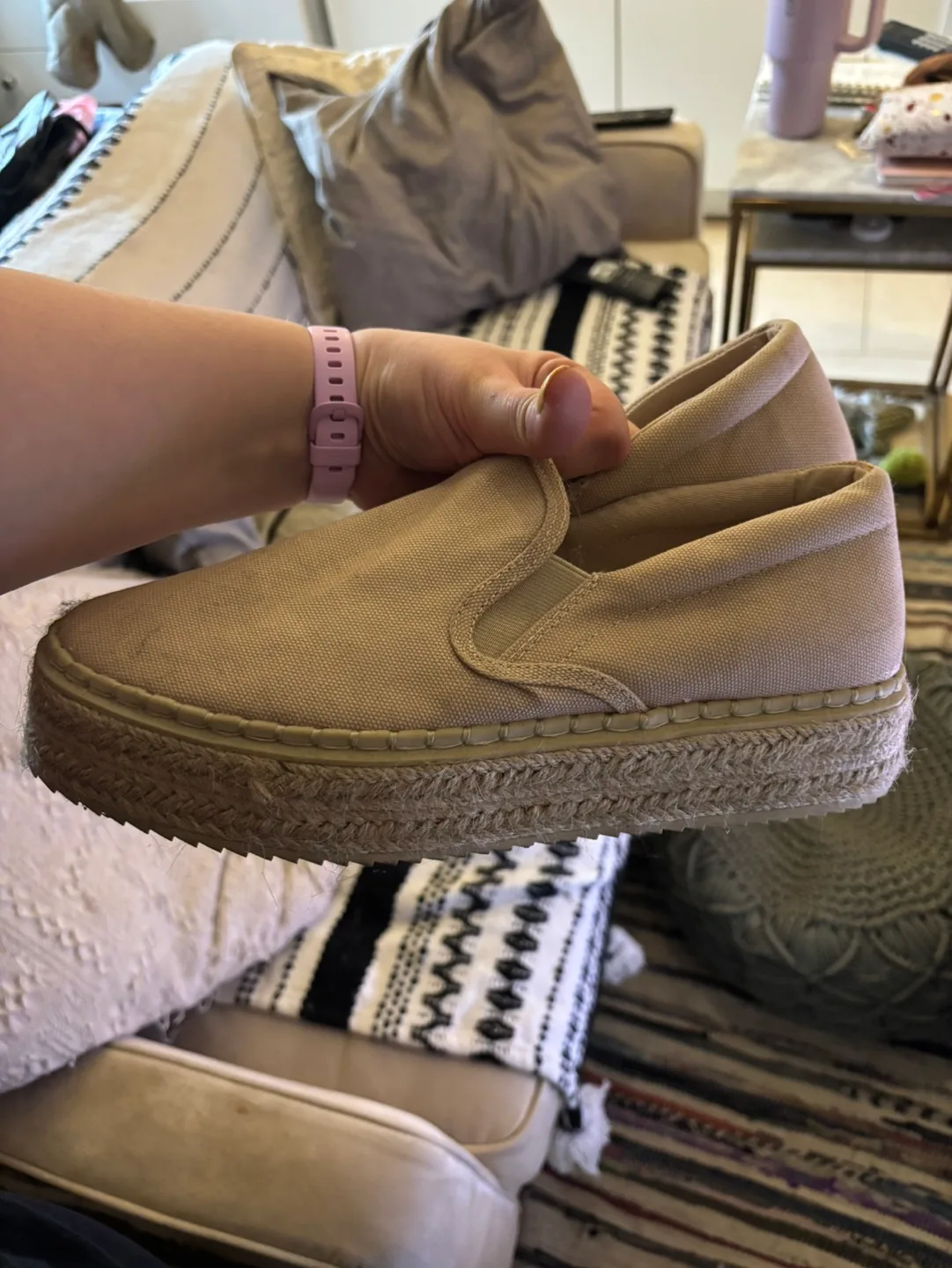 H&M Beige Platform Espadrilles image indicator(2)