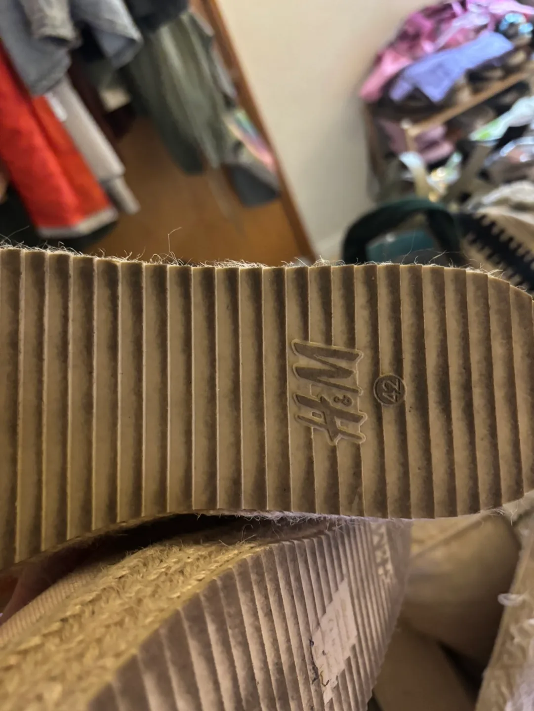 H&M Beige Platform Espadrilles image indicator(5)