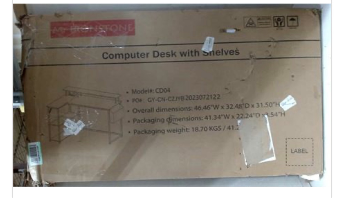 Mr IRONSTONE CD04 L Shaped Desk with Power Outlets & LED Lights - photo 2