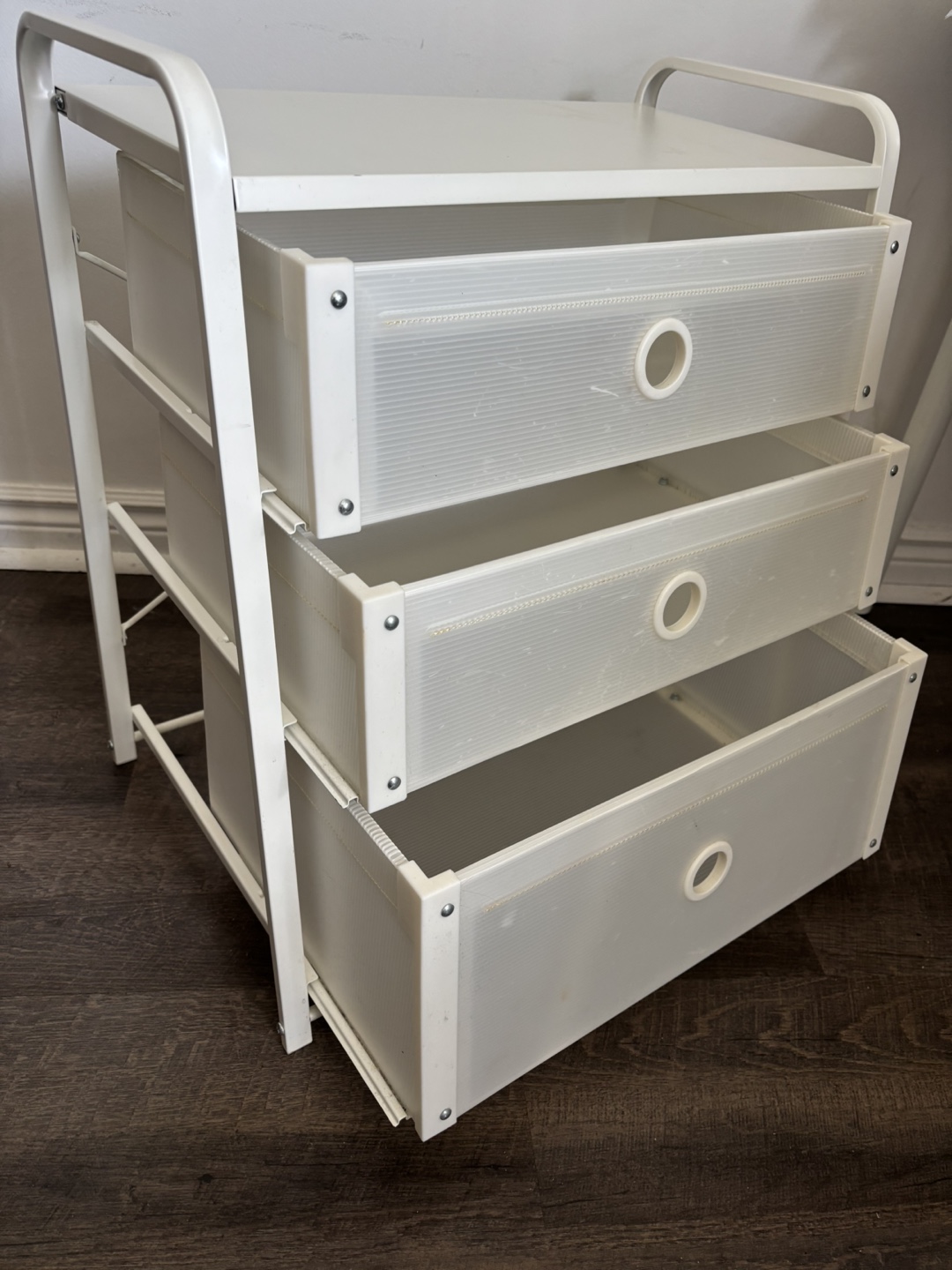 Ikea White 3-Drawer chest - photo 4