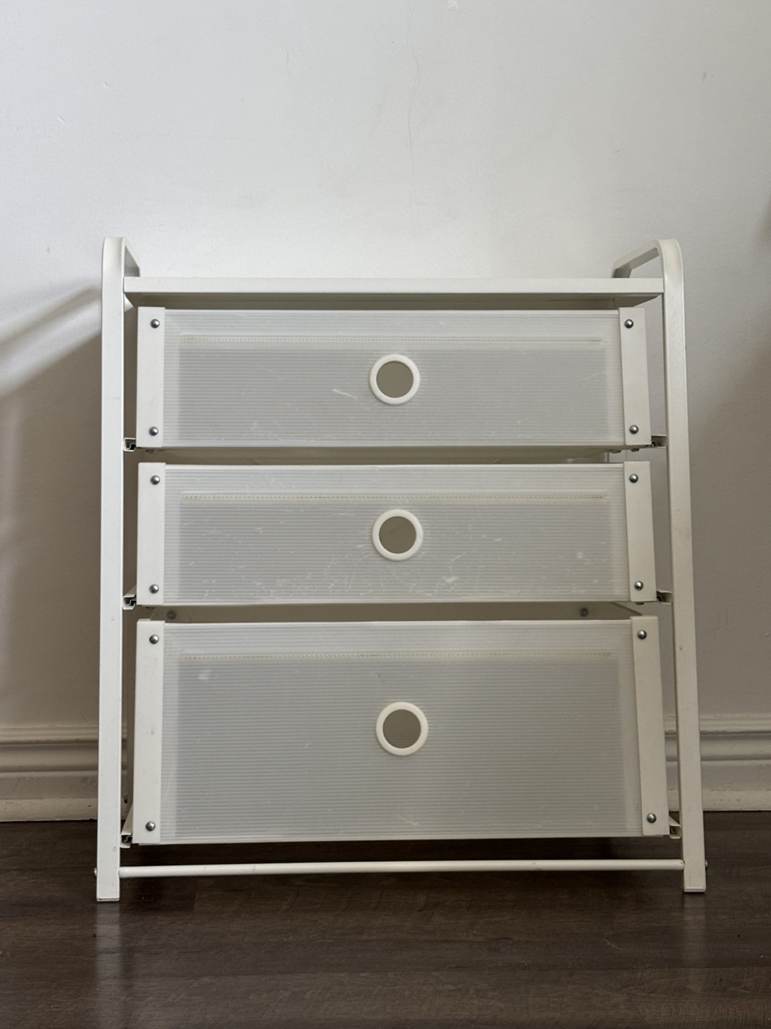 Ikea White 3-Drawer chest - photo 3
