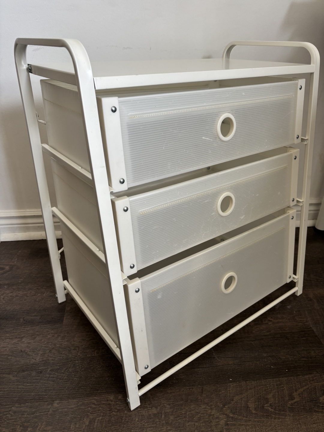 Ikea White 3-Drawer chest - photo 5