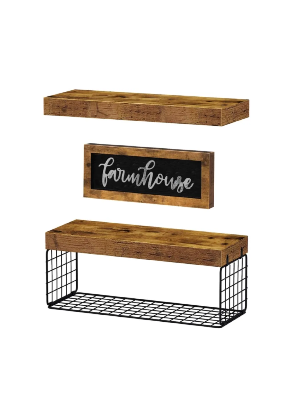 QEEIG ‎Bathroom Shelves Over Toilet - Paper Storage Wall - New image indicator(5)