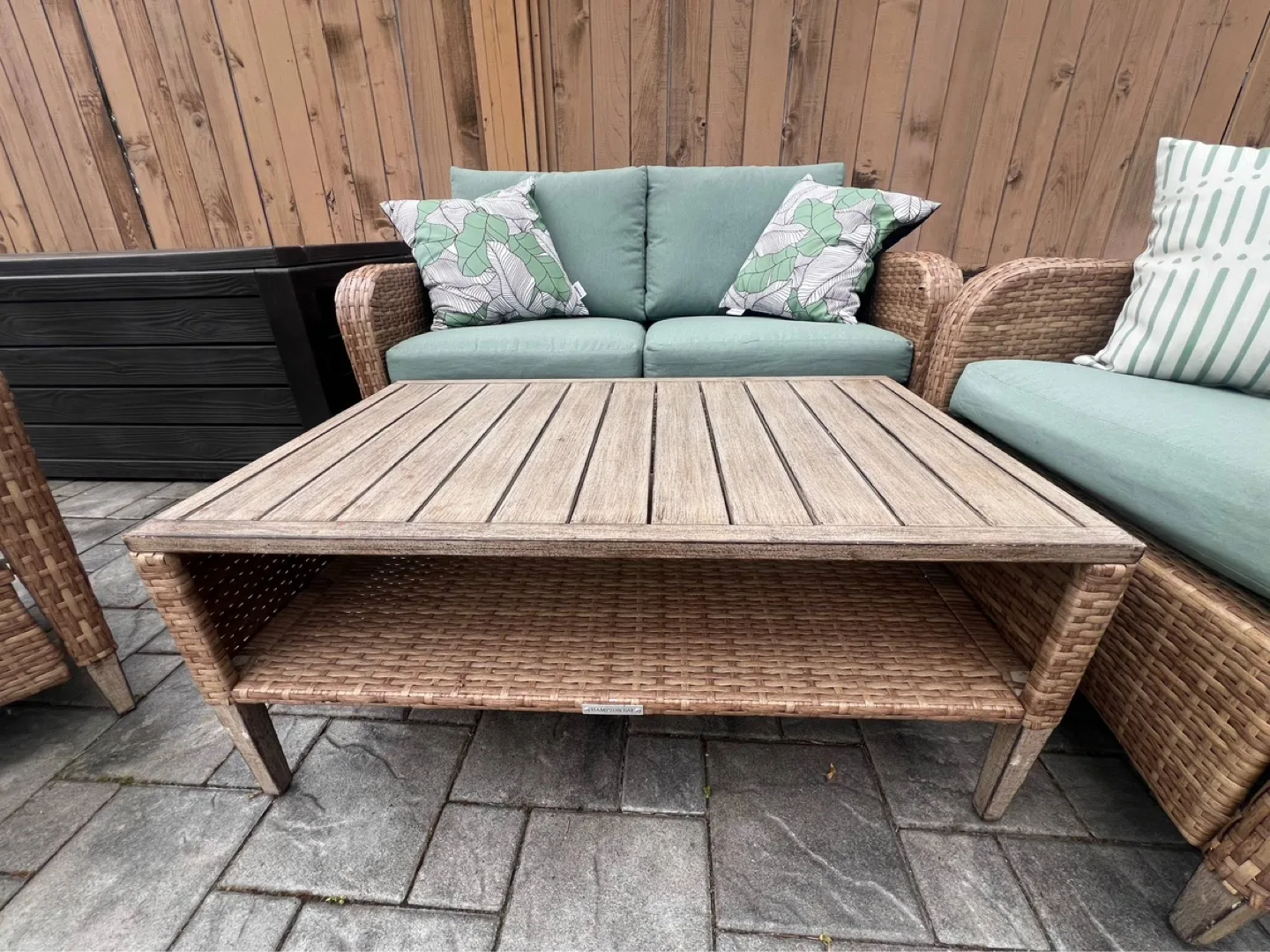 Hampton Bay Haverhill 4PC Wicker Patio  Set image indicator(3)