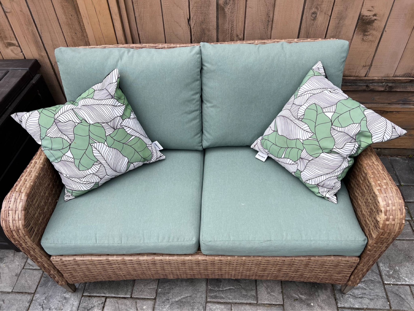 Hampton Bay Haverhill 4PC Wicker Patio  Set - photo 2
