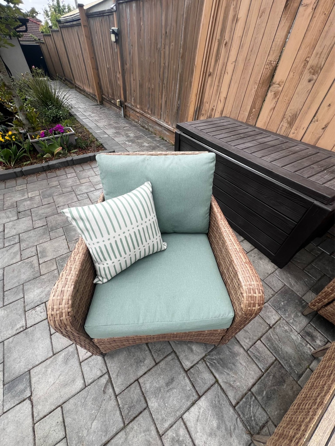 Hampton Bay Haverhill 4PC Wicker Patio  Set - photo 4