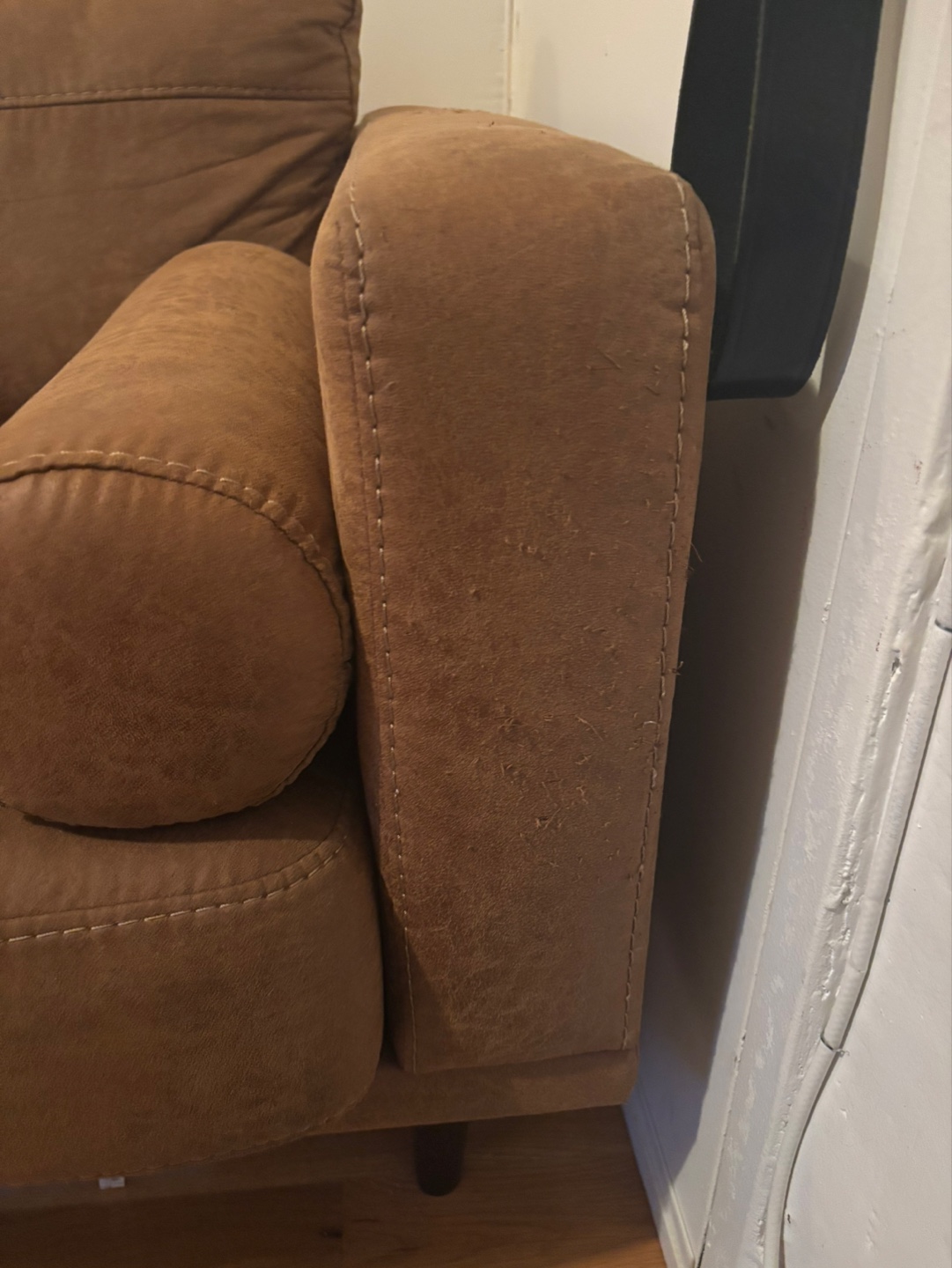 FREE Brown Leather Sofa - photo 2