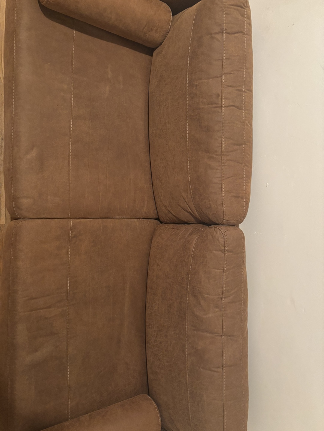 FREE Brown Leather Sofa - photo 4