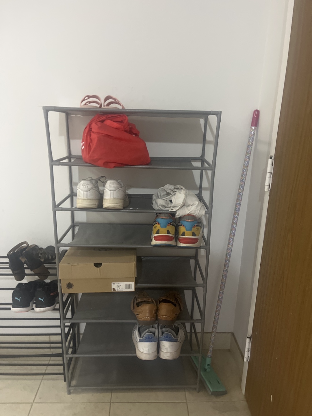 Two Shoe Racks - Black and Grey - photo 2