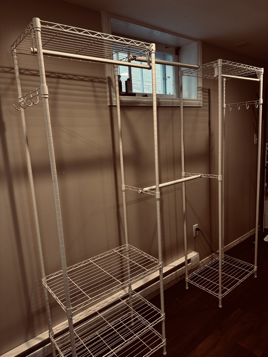 White Metal Closet Organizer - photo 5