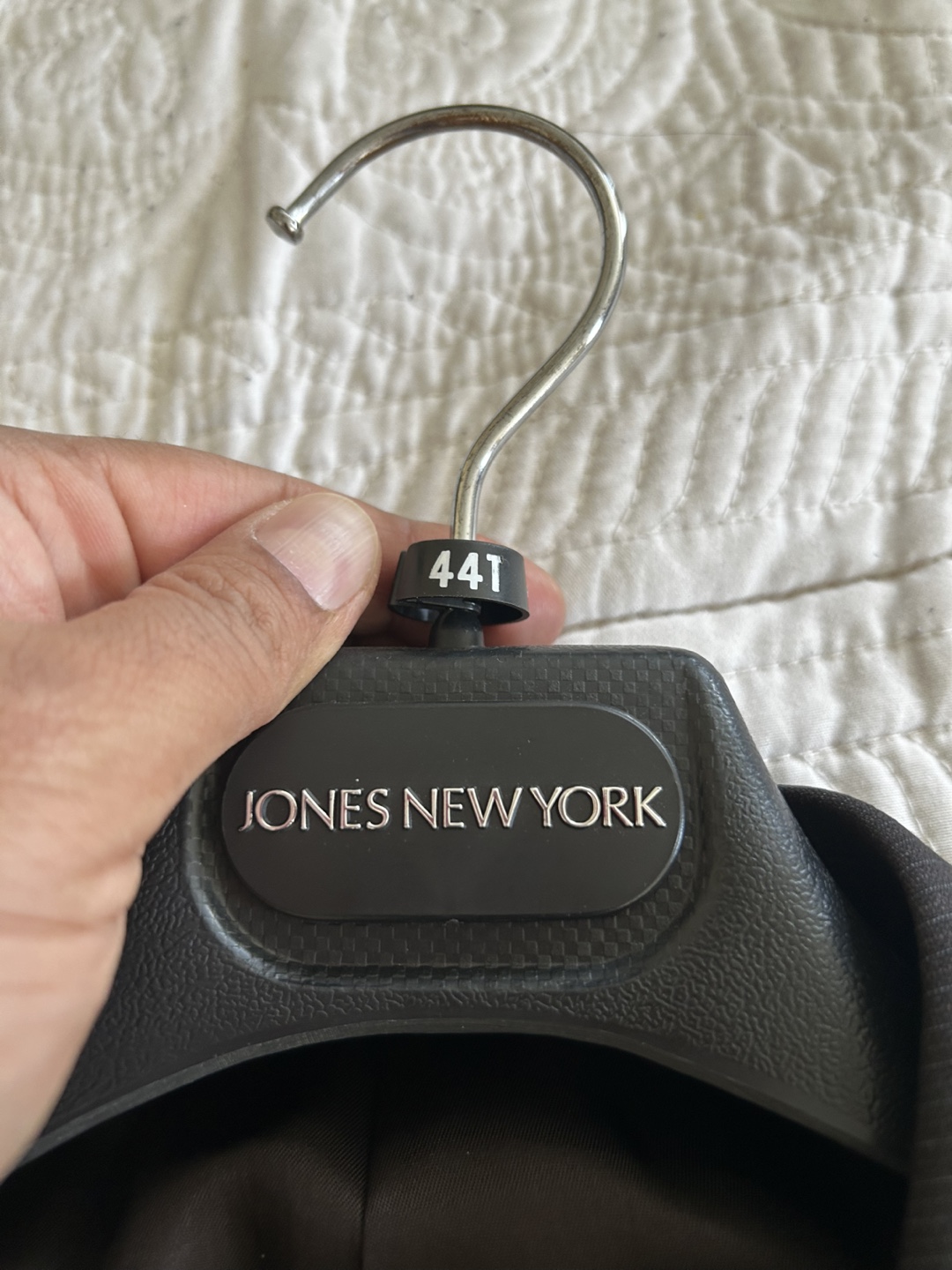 Men's Jones New York Dark Brown Suit Size 44T - photo 2