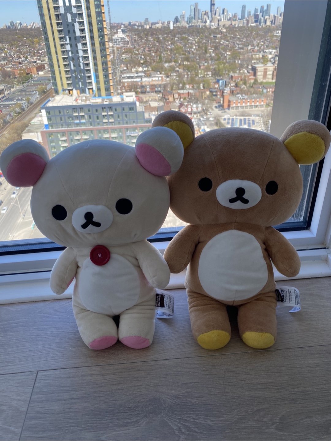 Rilakkuma Plush Set - Beige & Brown