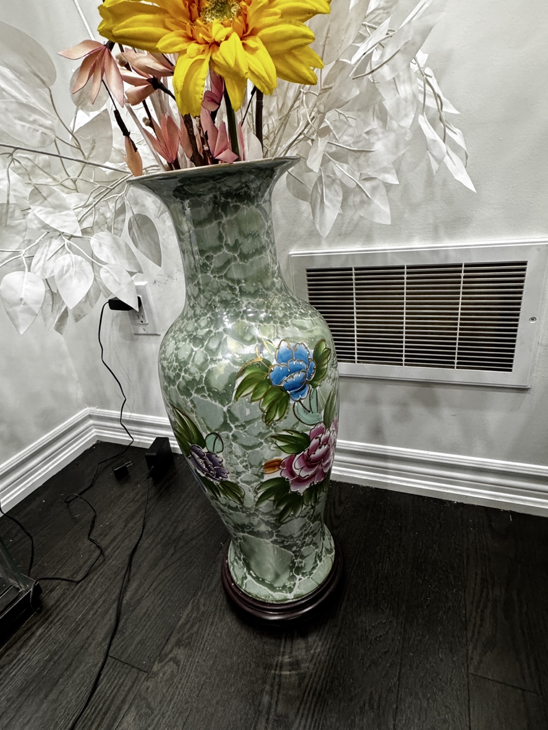 Large Decorative Porcelain Vase