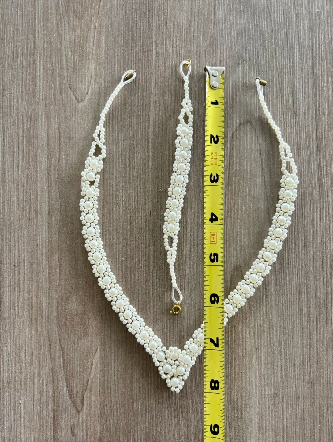 Vintage Cultured Pearl Necklace & Bracelet 💚 image indicator(3)