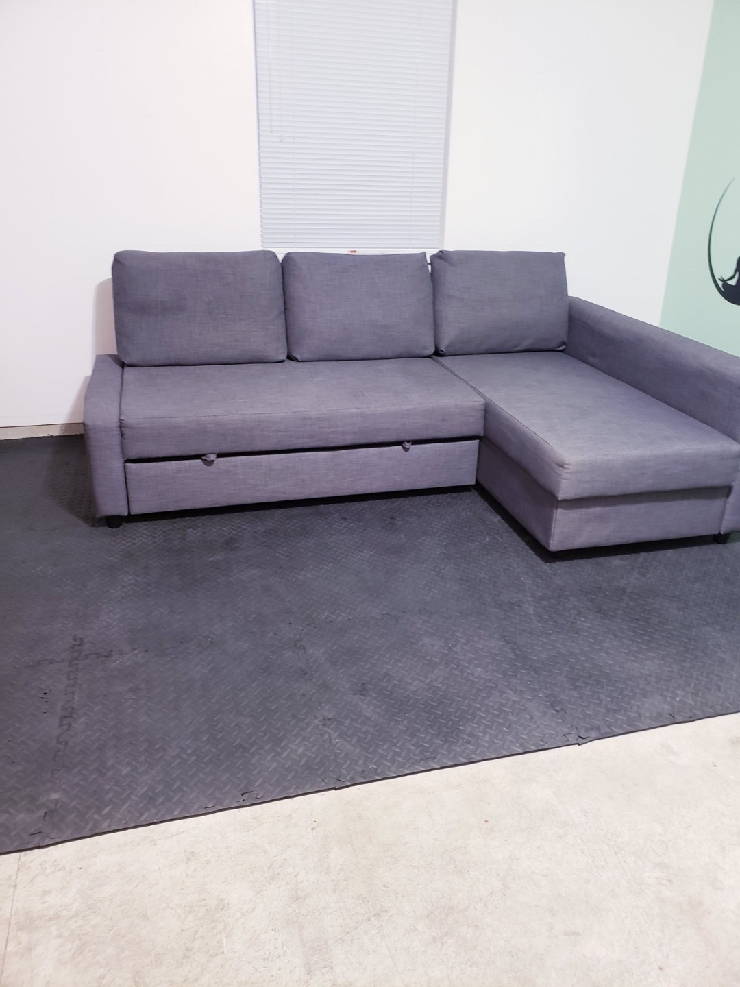 IKEA Friheten Corner Sofa Bed - Grey  ( Delivery Available ) - photo 4