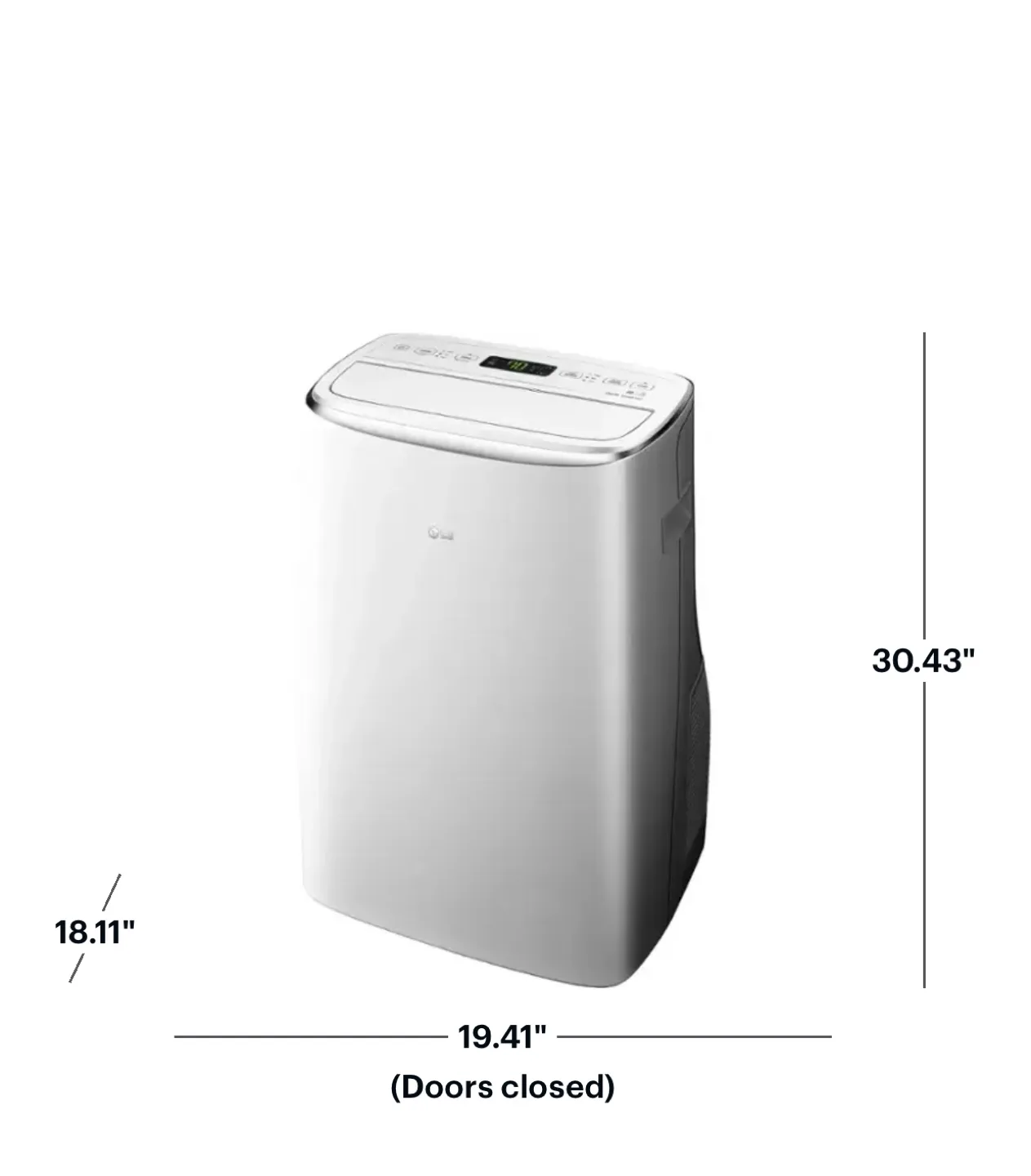 LG 14,000 BTU Smart Portable Air Conditioner - White image indicator(3)