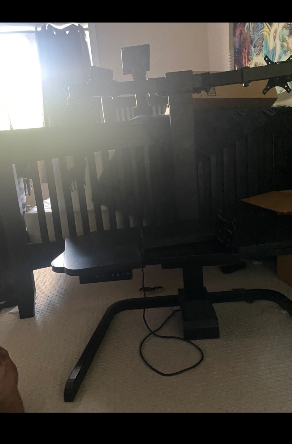 Standing Desk Converter with Monitor Mount - photo 2