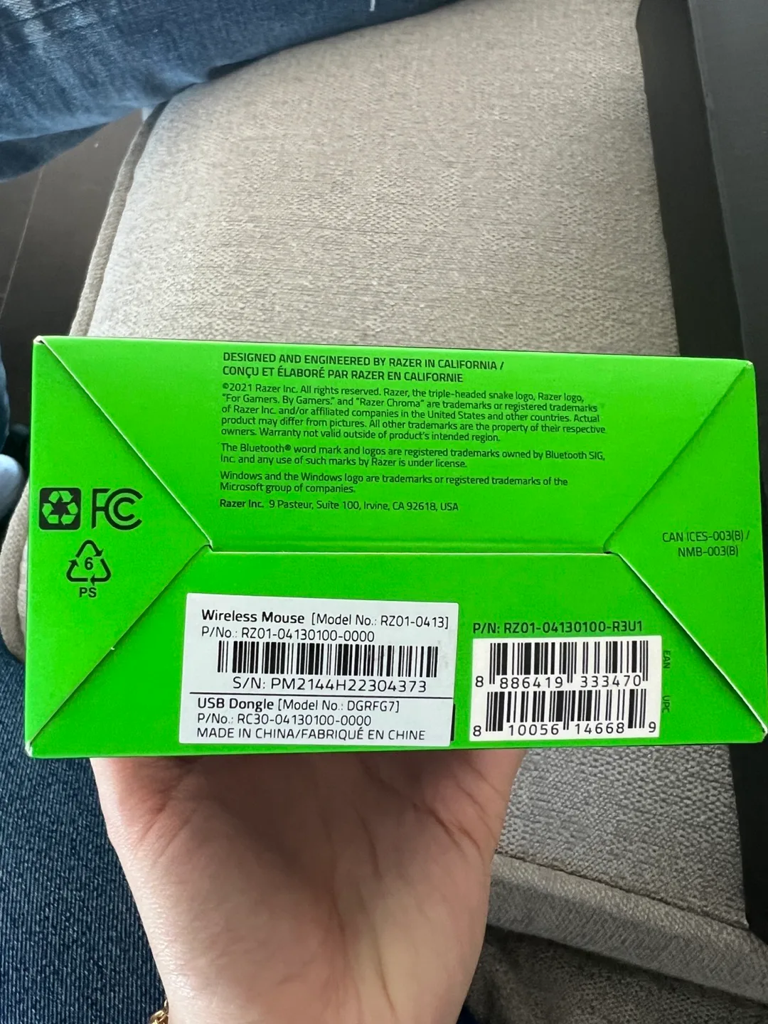 Razer DeathAdder V2 X Hyperspeed Wireless Gaming Mouse image indicator(3)