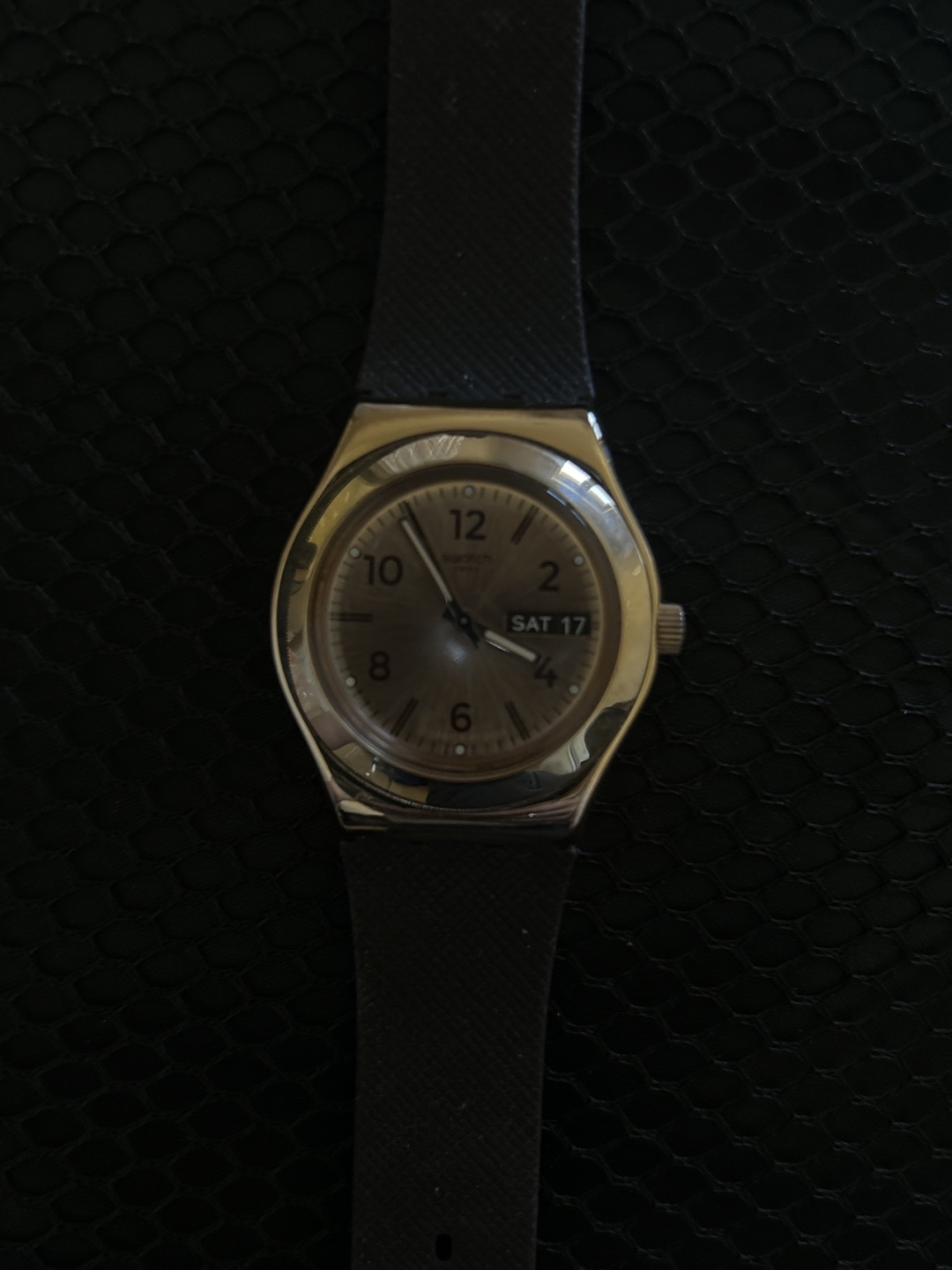 Swatch brown and rose-gold watch - photo 2
