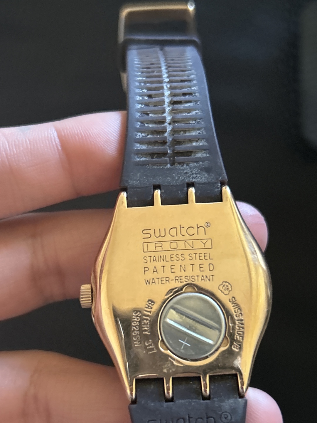 Swatch brown and rose-gold watch - photo 3