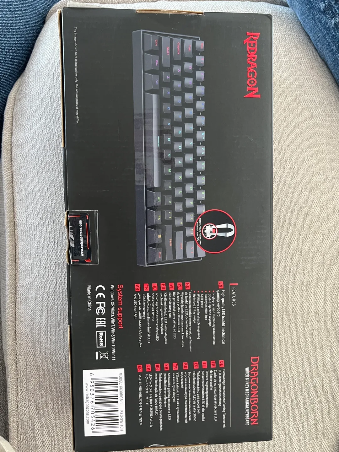 Repragon K552 Mechanical Keyboard image indicator(2)