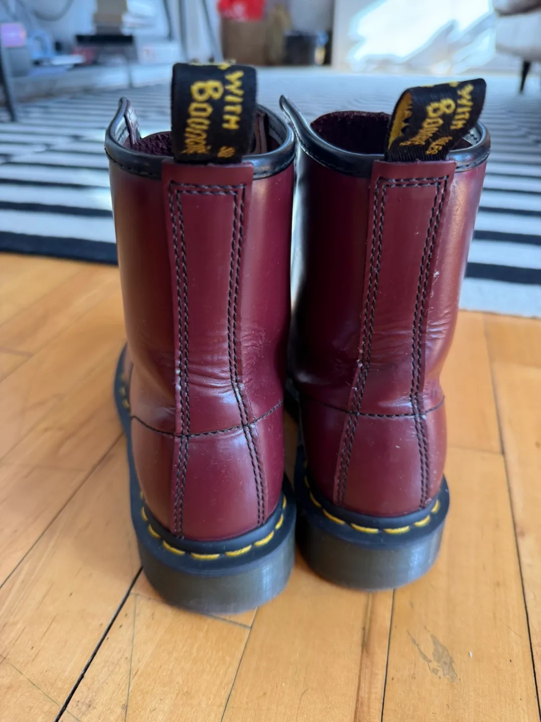 Dr. Martens 1460 Cherry Red Boots image indicator(3)