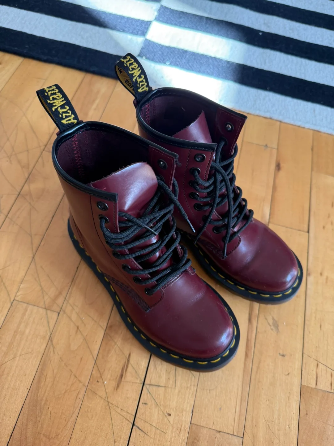 Dr. Martens 1460 Cherry Red Boots image indicator(5)