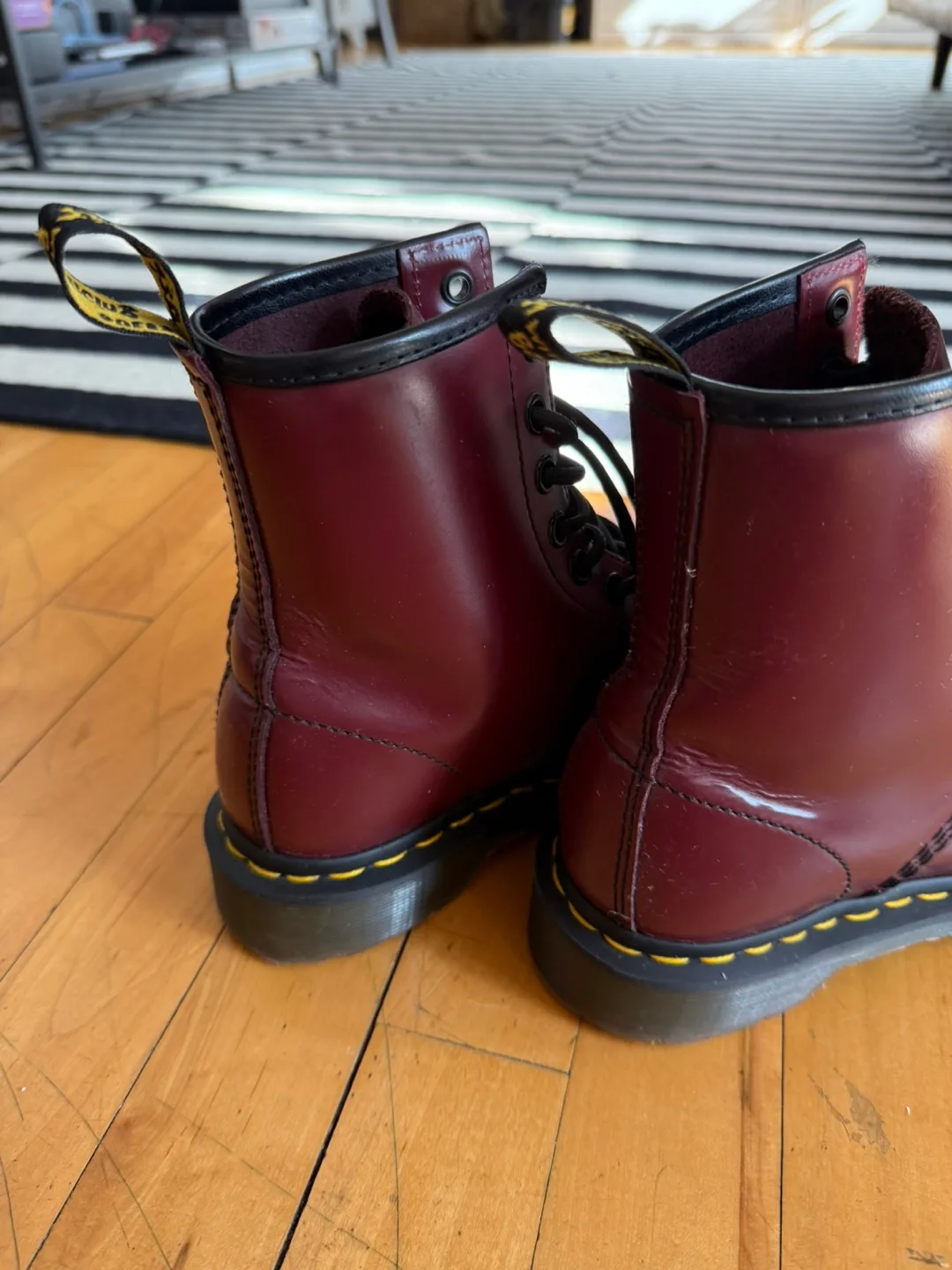 Dr. Martens 1460 Cherry Red Boots image indicator(6)