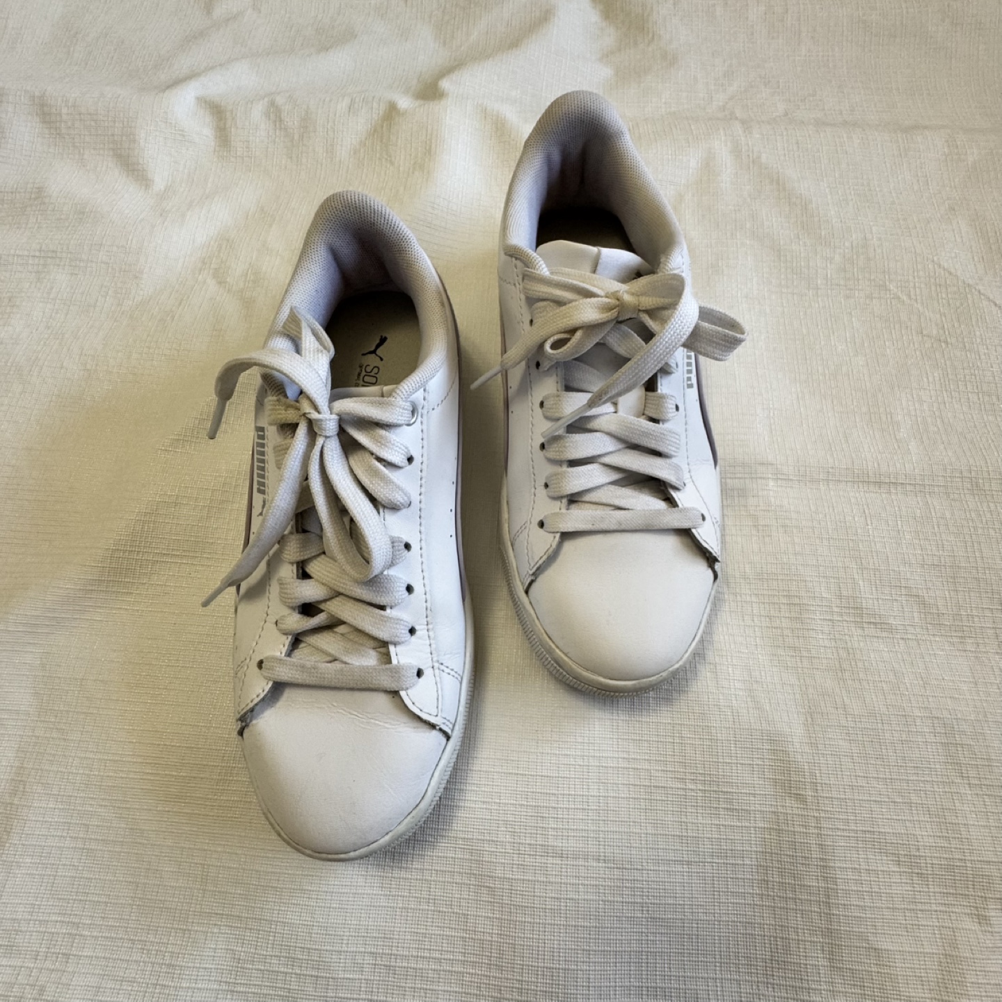 Women's Puma Smash Platform Sneakers - White - Size 5 - photo 2