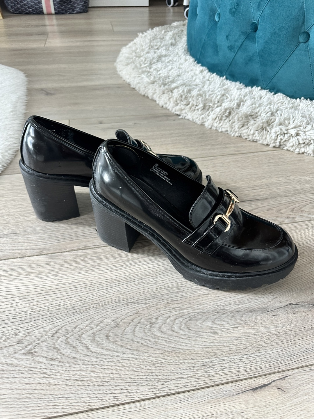 Madden NYC Black Patent Leather Platform Loafers - photo 4