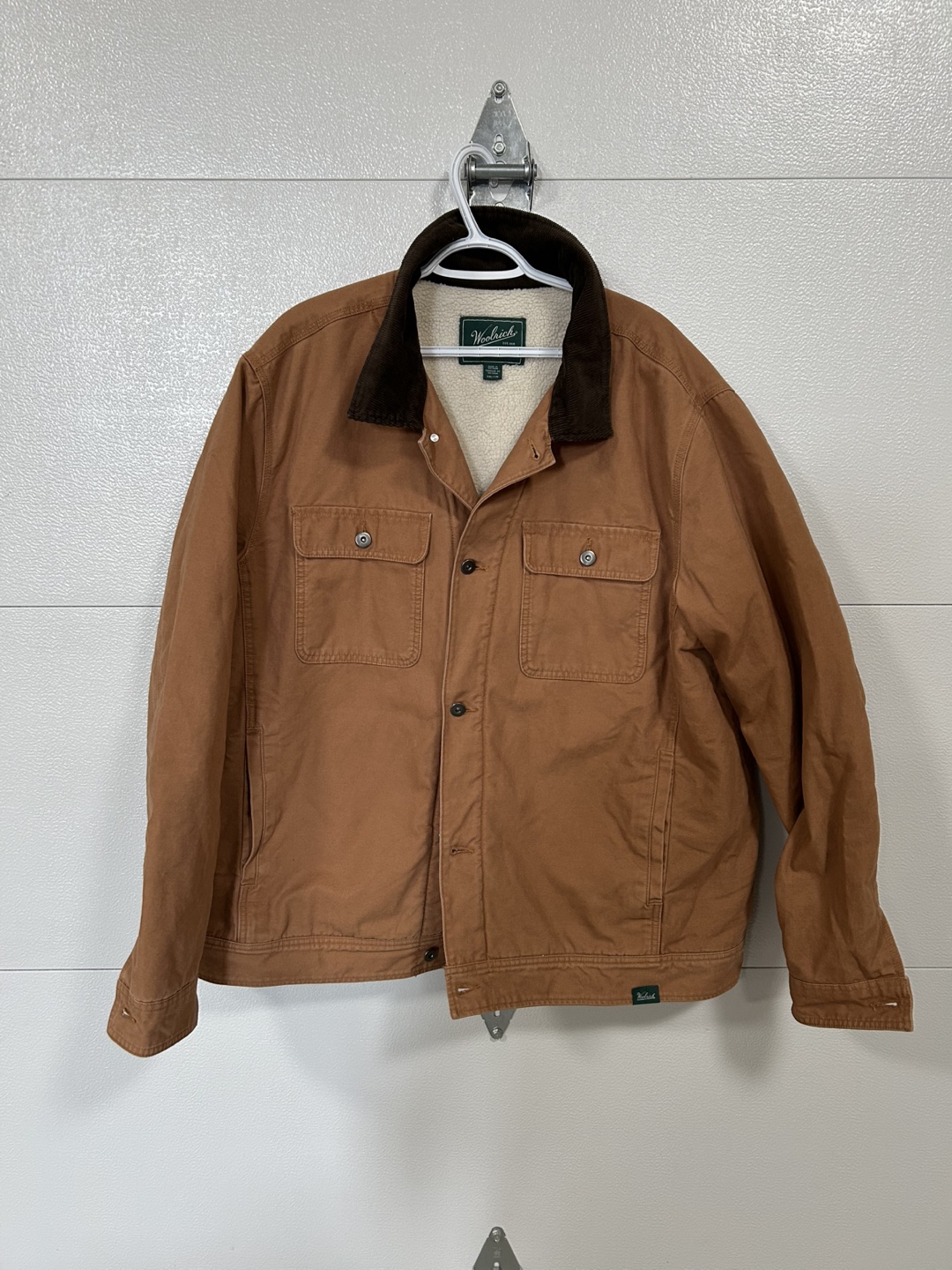 Woolrich Men's XXL Brown Corduroy Lined Jacket