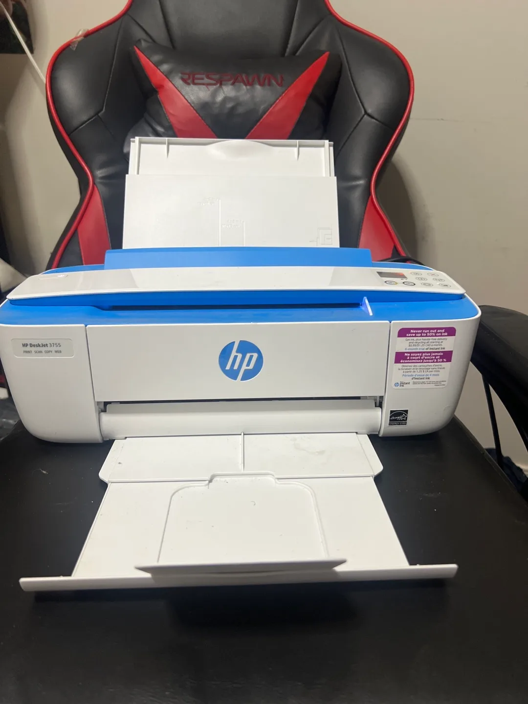 HP DeskJet 3755 Wireless All-in-One Printer image indicator(3)