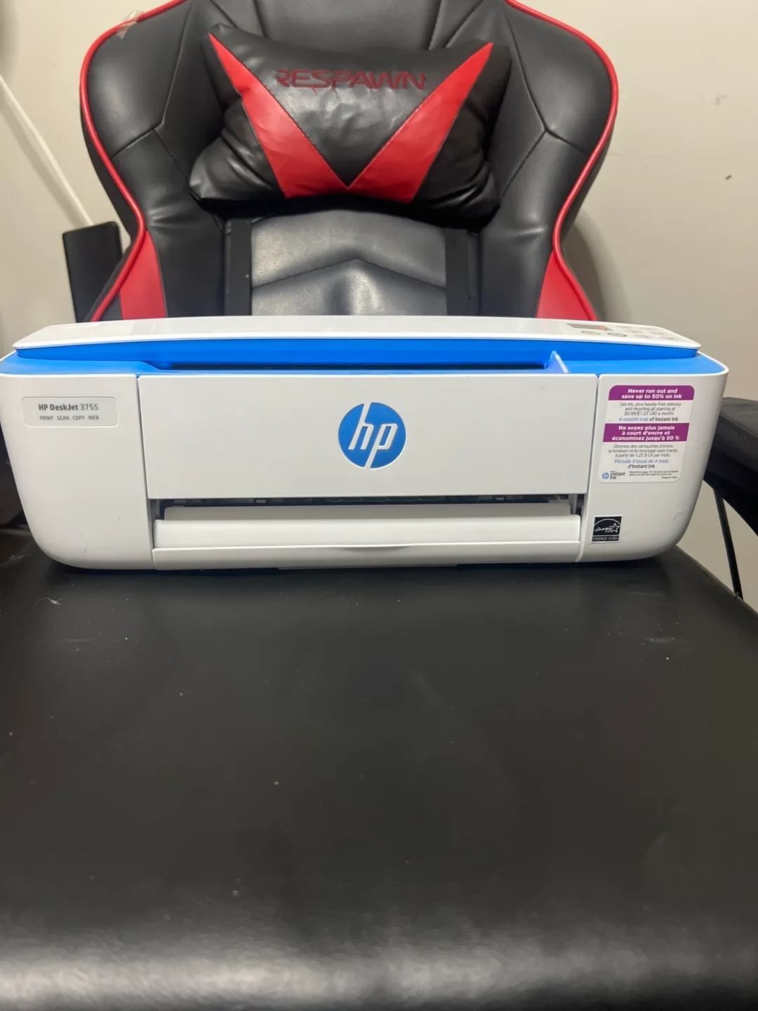 HP DeskJet 3755 Wireless All-in-One Printer thumbnail