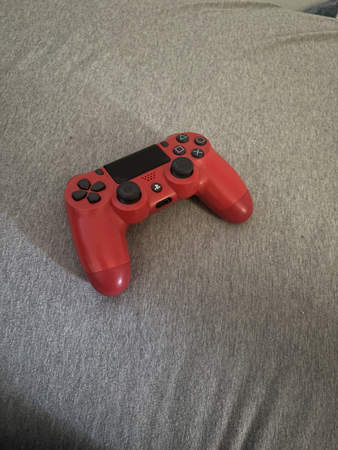 Red PlayStation 4 Controller