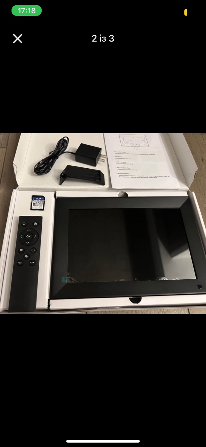 Digital Photo Frame, 10.1 Inch HD IPS Screen Picture Frame 1080P - photo 2