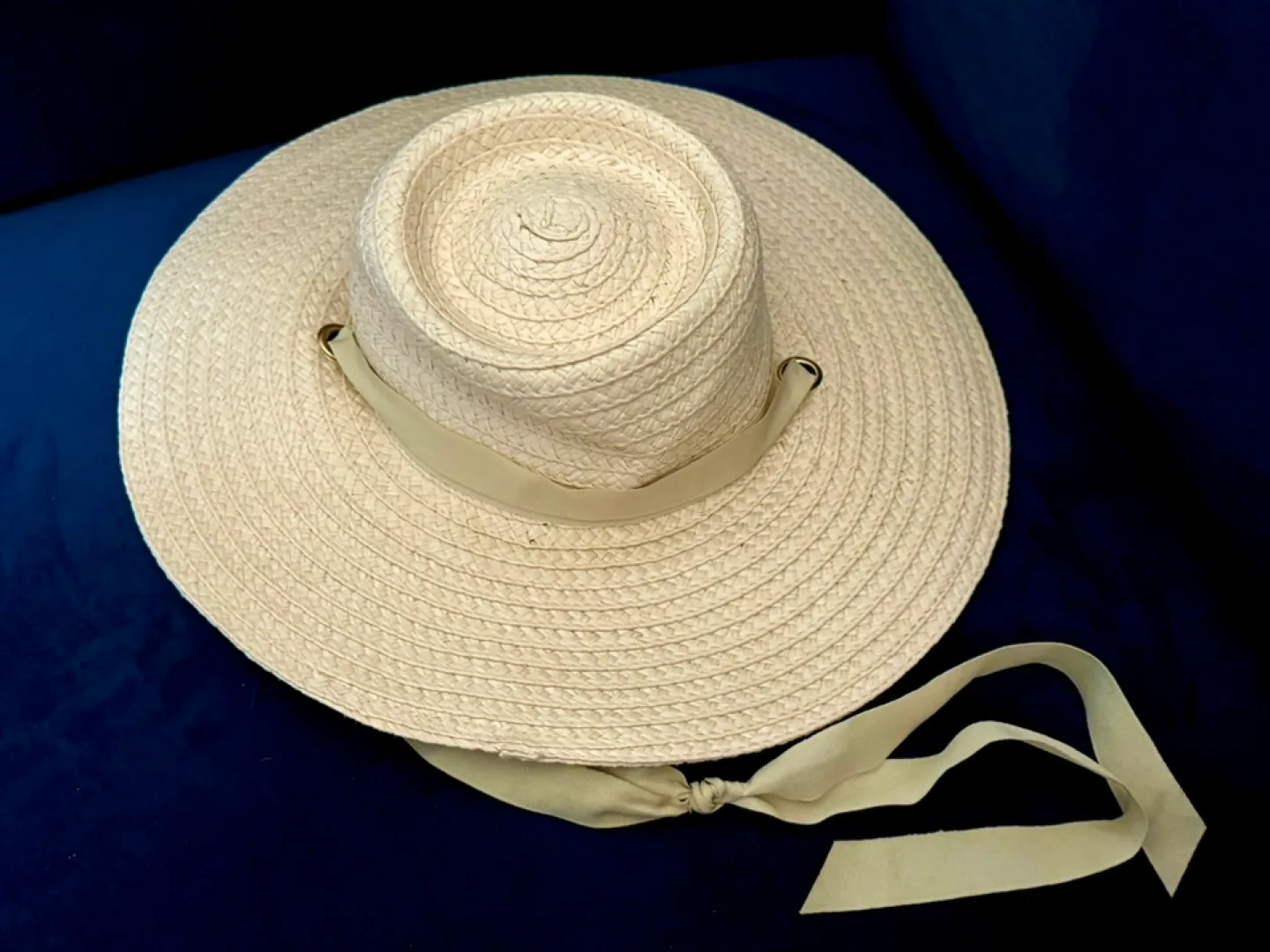 Women's Sun Hat with Ribbon thumbnail