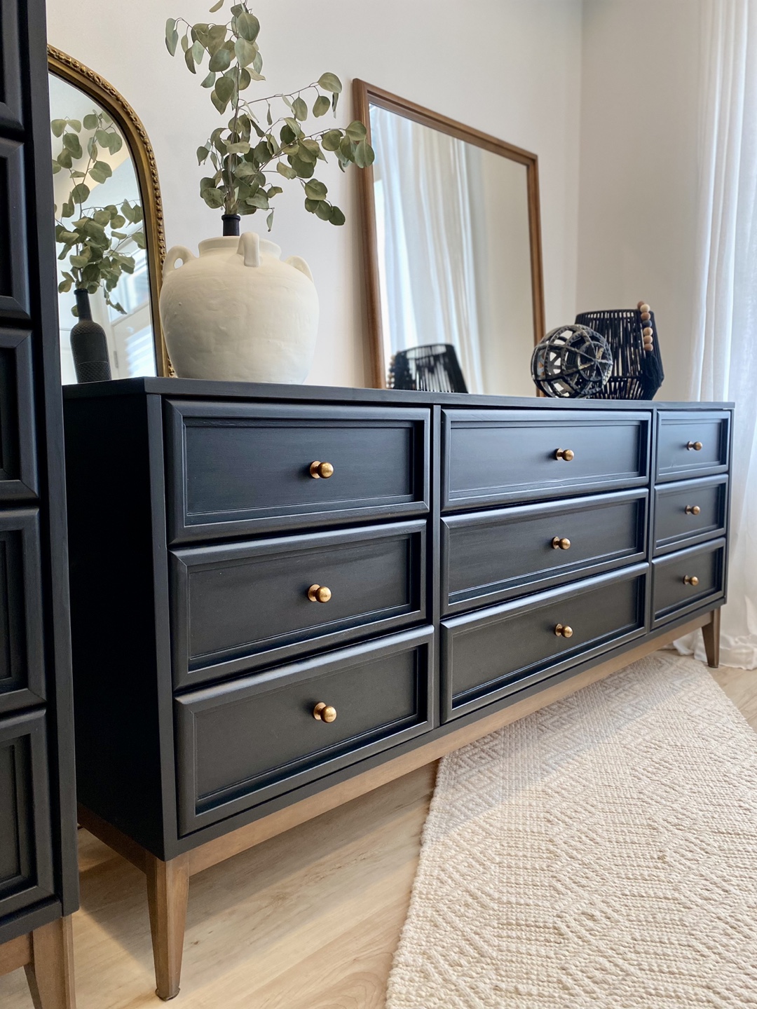 Mid century dresser set