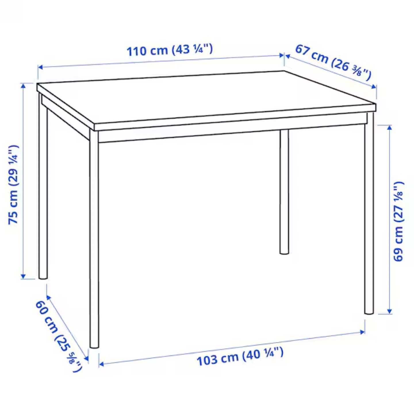 IKEA Tärendö Black Table - photo 2