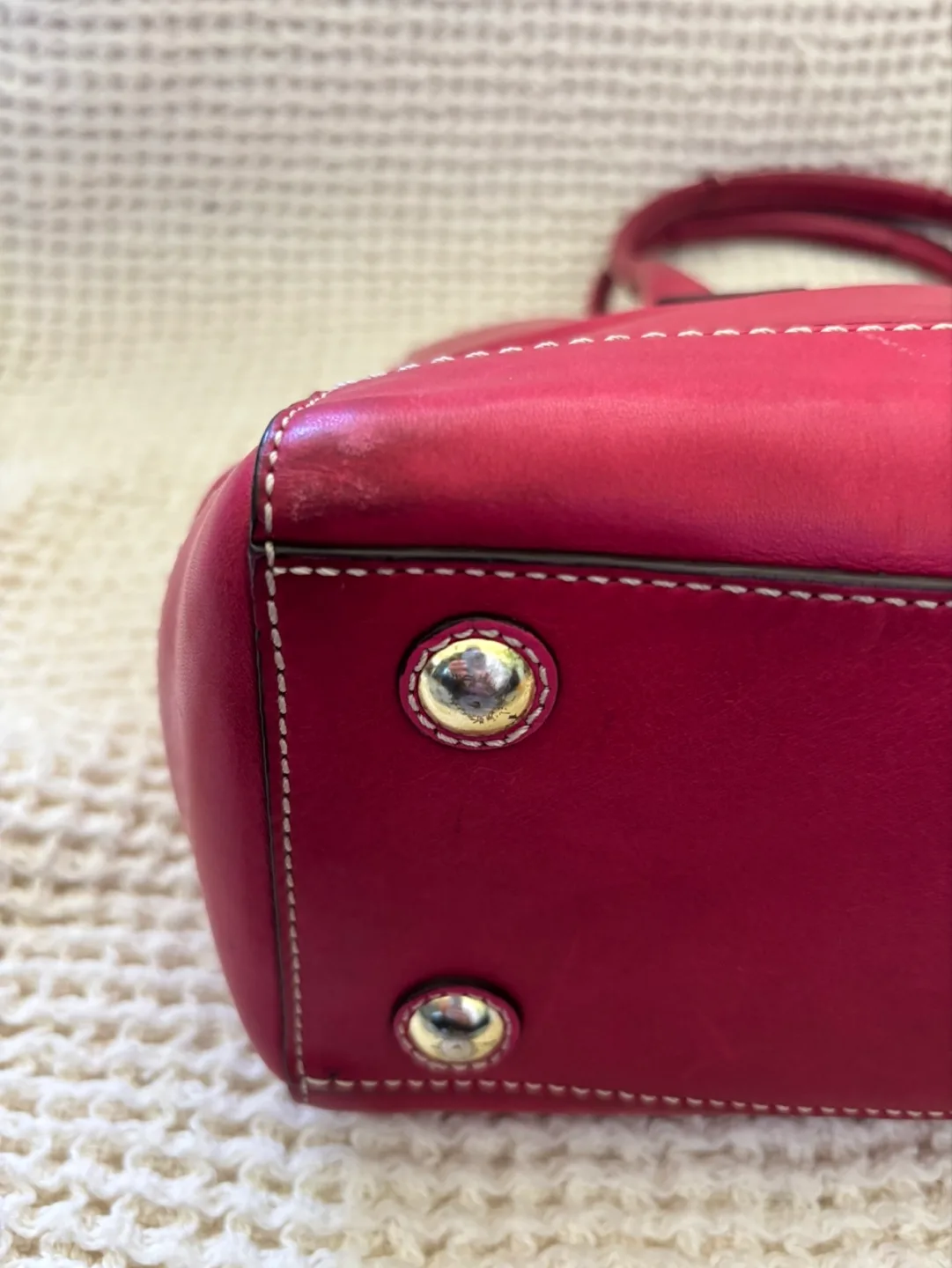 Vintage Coach Leather Tote Bag image indicator(6)