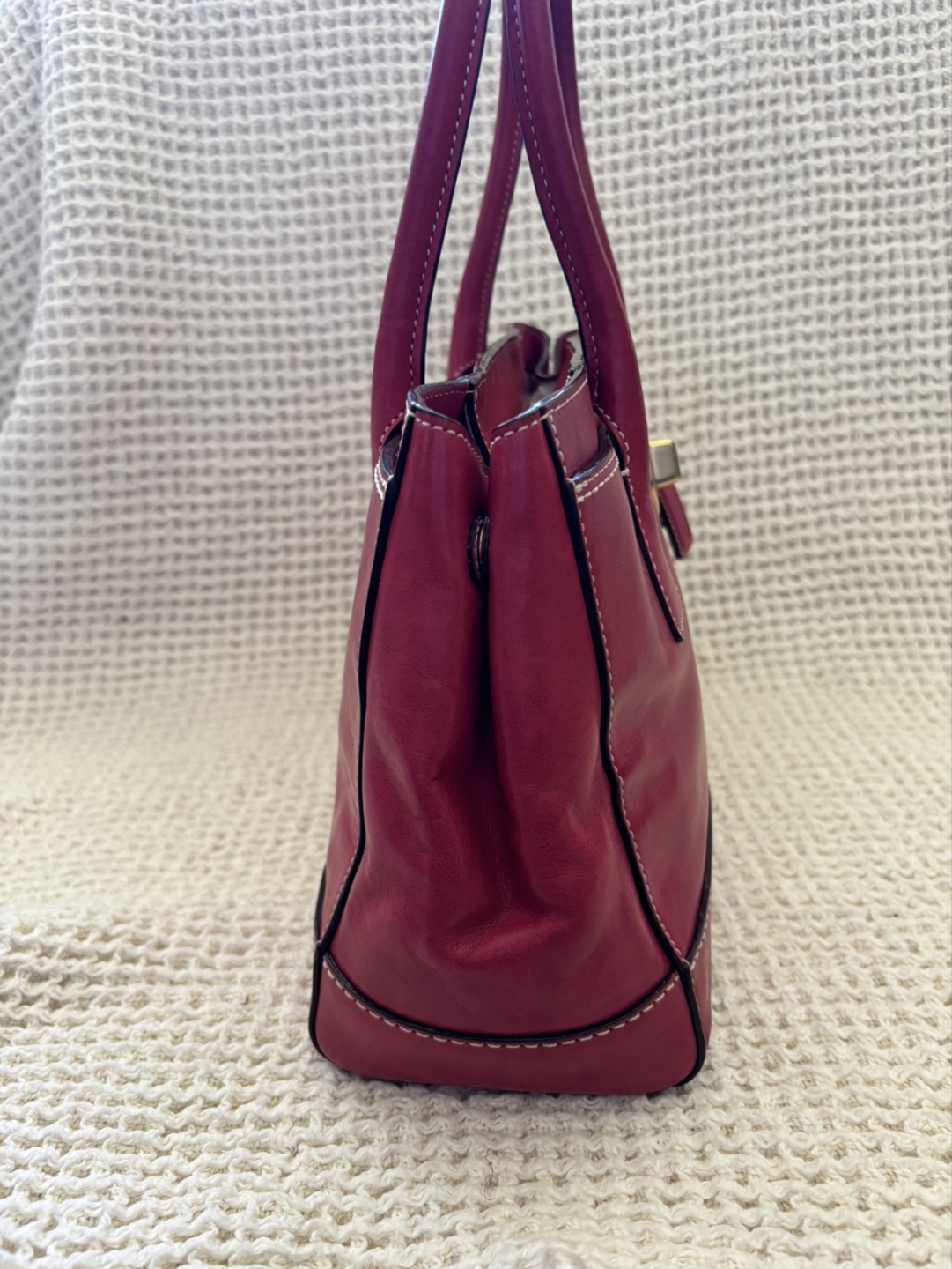Vintage Coach Leather Tote Bag - photo 4