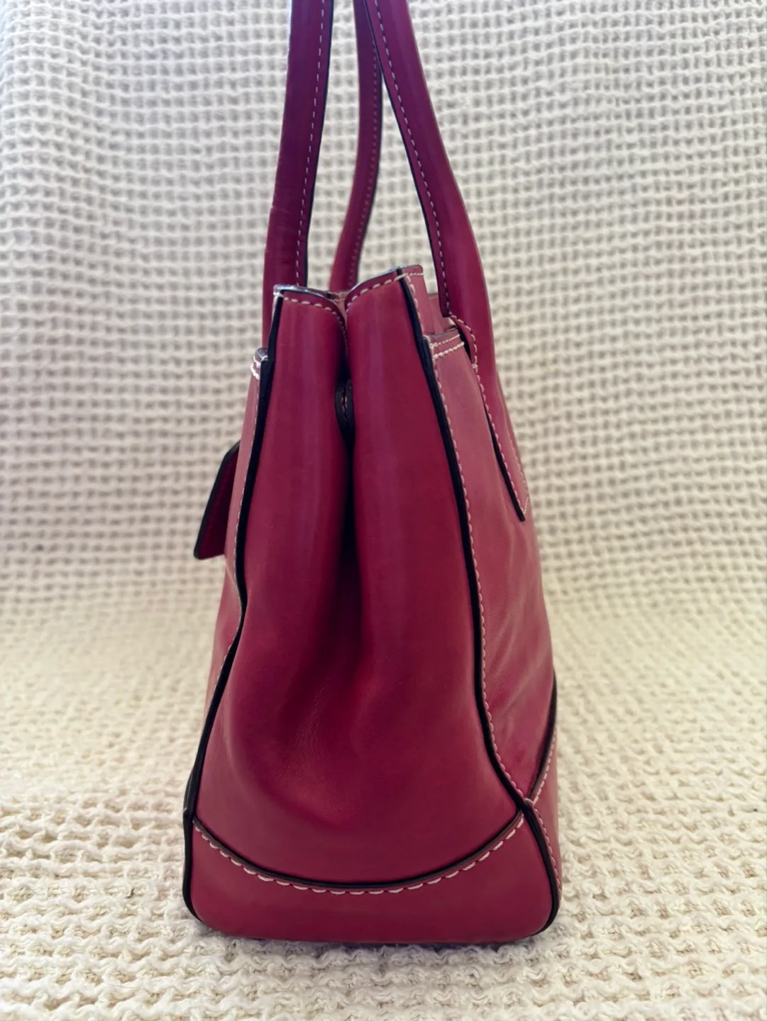 Vintage Coach Leather Tote Bag image indicator(2)